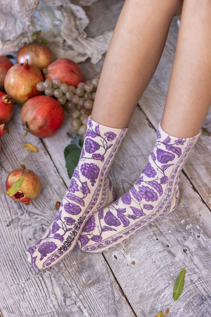 BLOCKPRINT MP SOCKS-MAGNOLIA PEARL-SOCKS 094