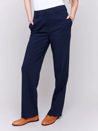 STRAIGHT LEG PANT-NAVY-CHARLIE B