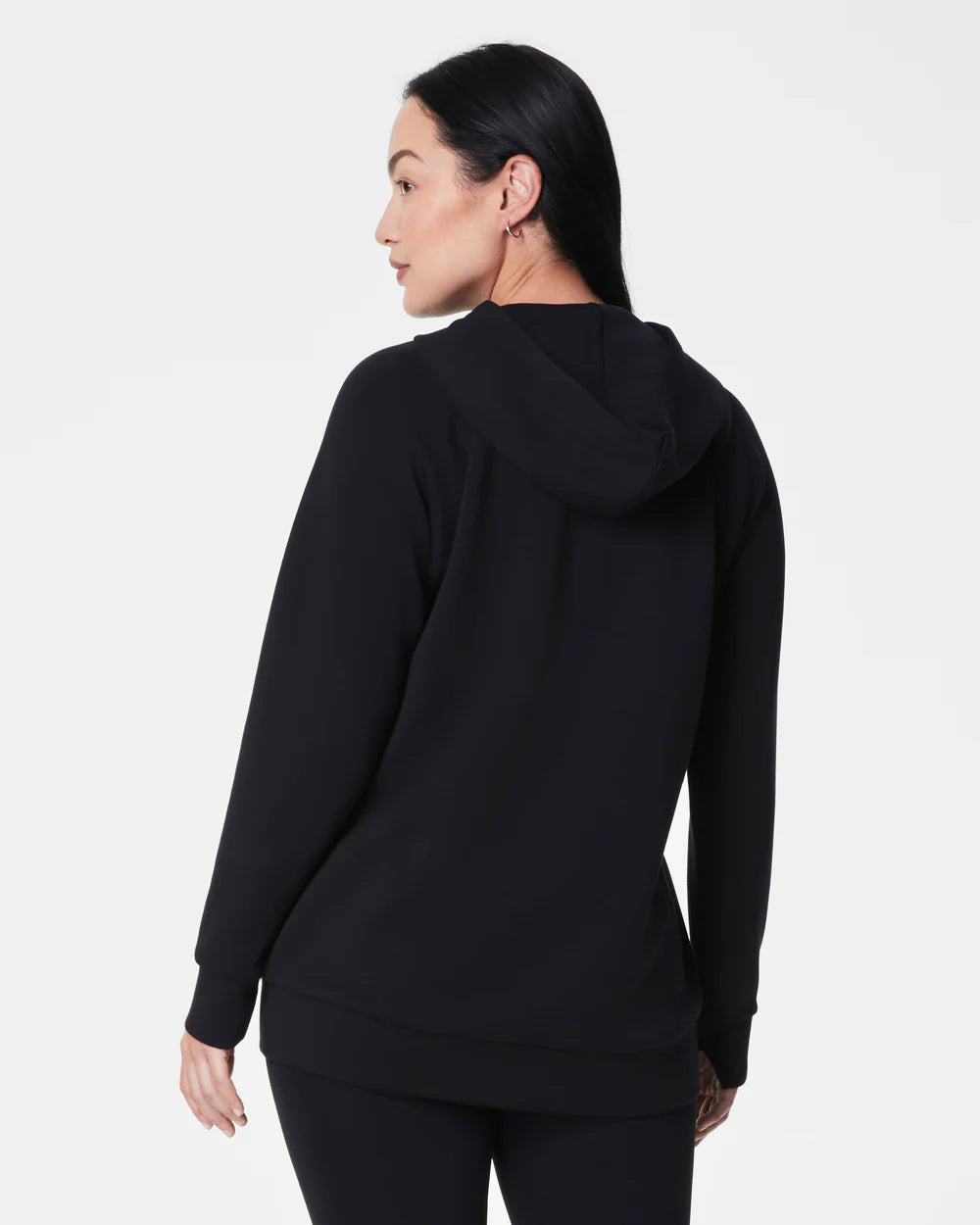 AIR ESSENTIALS CLASSIC LONG HOODIE-VERY BLACK-SPANX