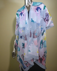 LONG SILK KIMONO JACKET-COCOON HOUSE