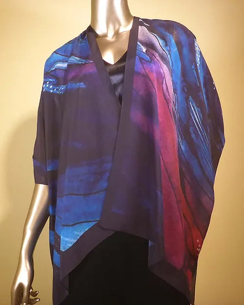 SILK SHORT KIMOMO JACKET-COCOON HOUSE