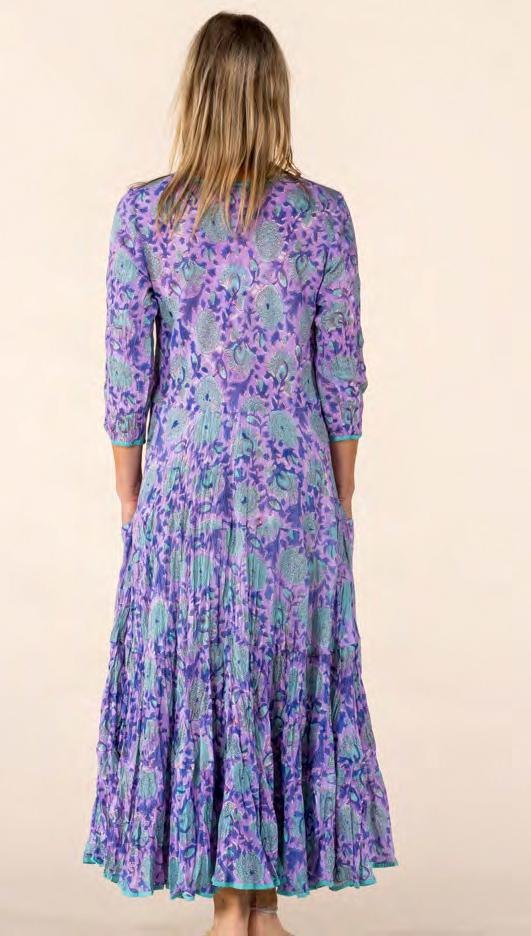 LAVENDER/TURQUOISE-RUBY SUNDRESS-NILA RUBIA