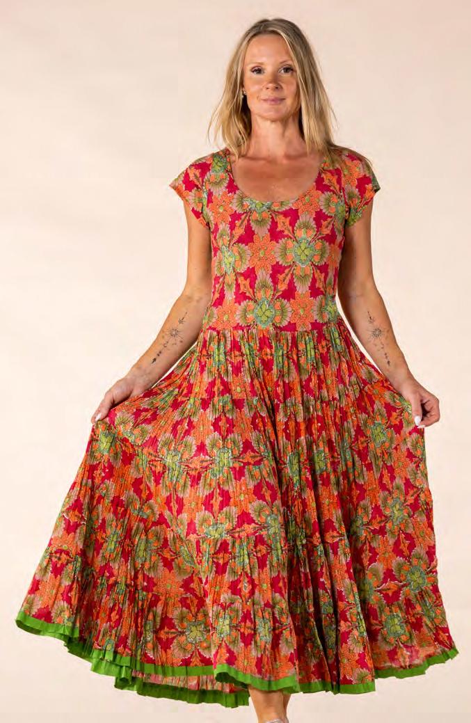 SAFRON FLORAL-AMBER DRESS-NILA RUBIA