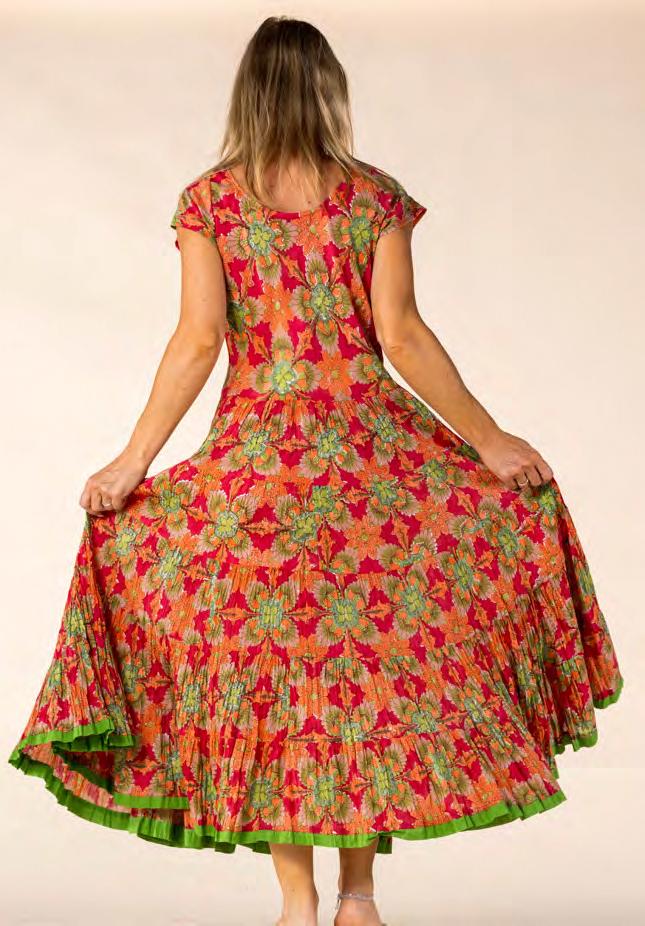 SAFRON FLORAL-AMBER DRESS-NILA RUBIA