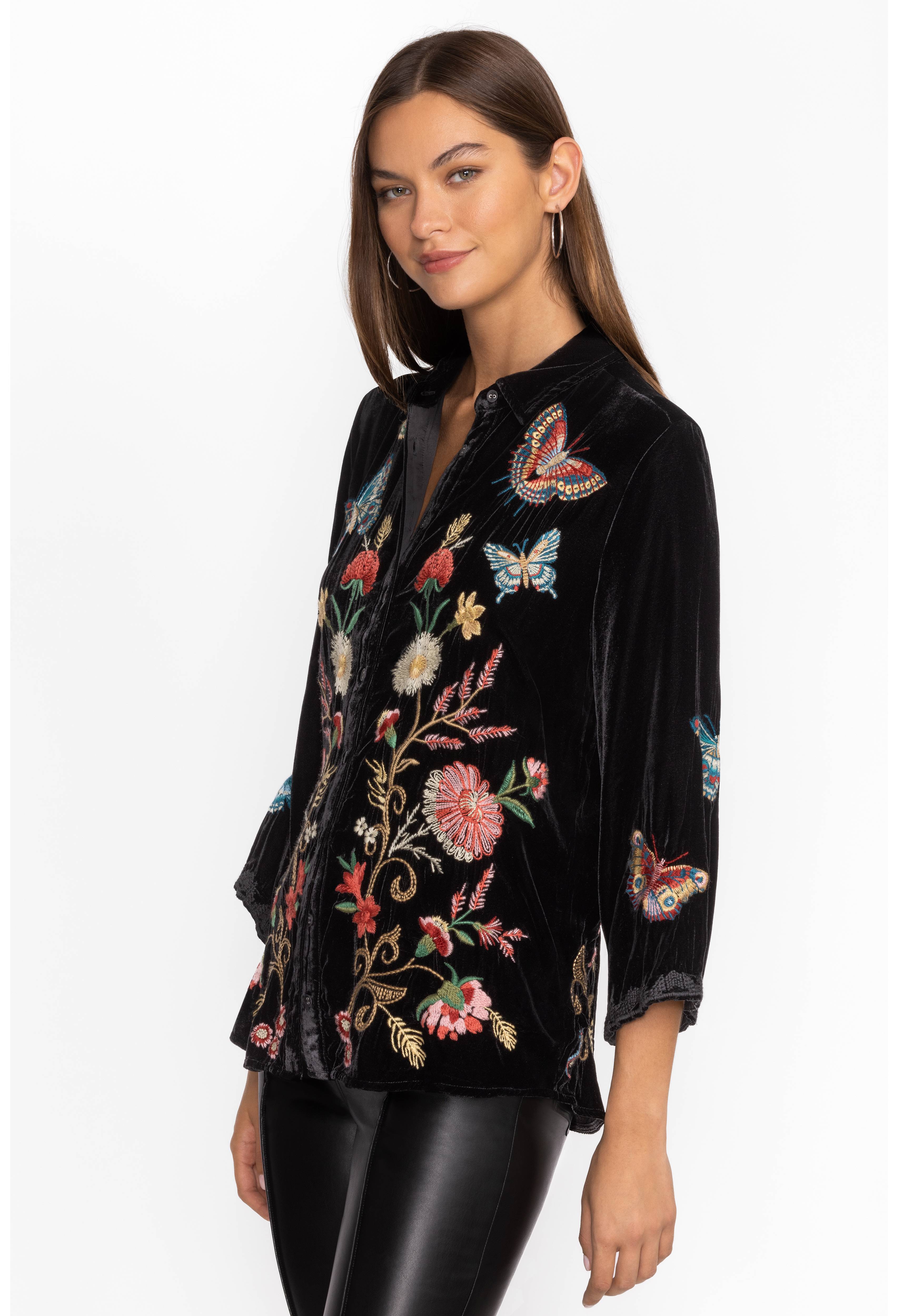 Johnny Was outlet Madison Rosalyn Tie-Front Kimono