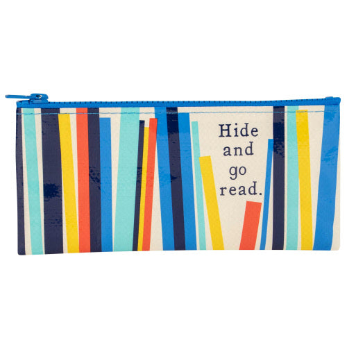 HIDE & GO READ PENCIL CASE - BLUE Q