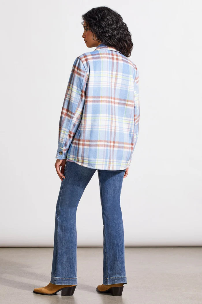 PLAID SHACKET WITH CHEST POCKET-TRIBAL