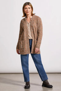 SWEATER CARDIGAN W/ POCKETS-TRIBAL