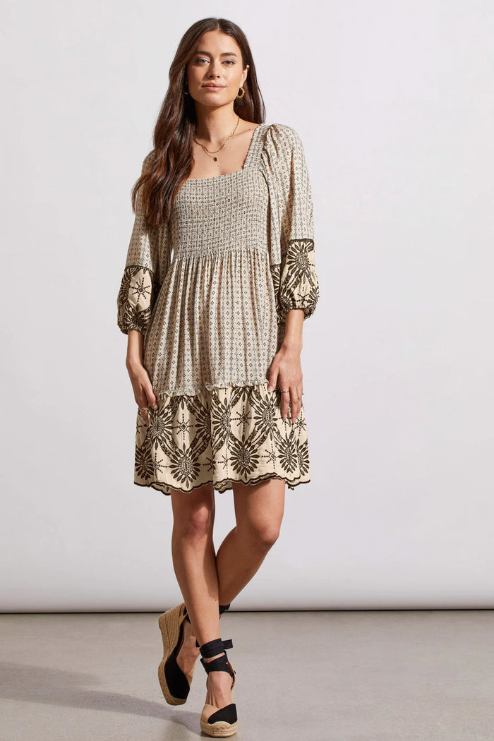 WEAR 2 WAYS EMBROIDERED DRESS-TRIBAL