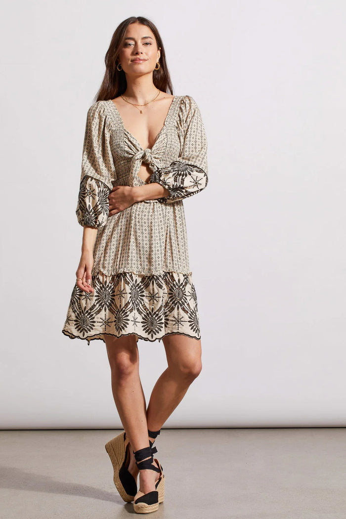 WEAR 2 WAYS EMBROIDERED DRESS-TRIBAL