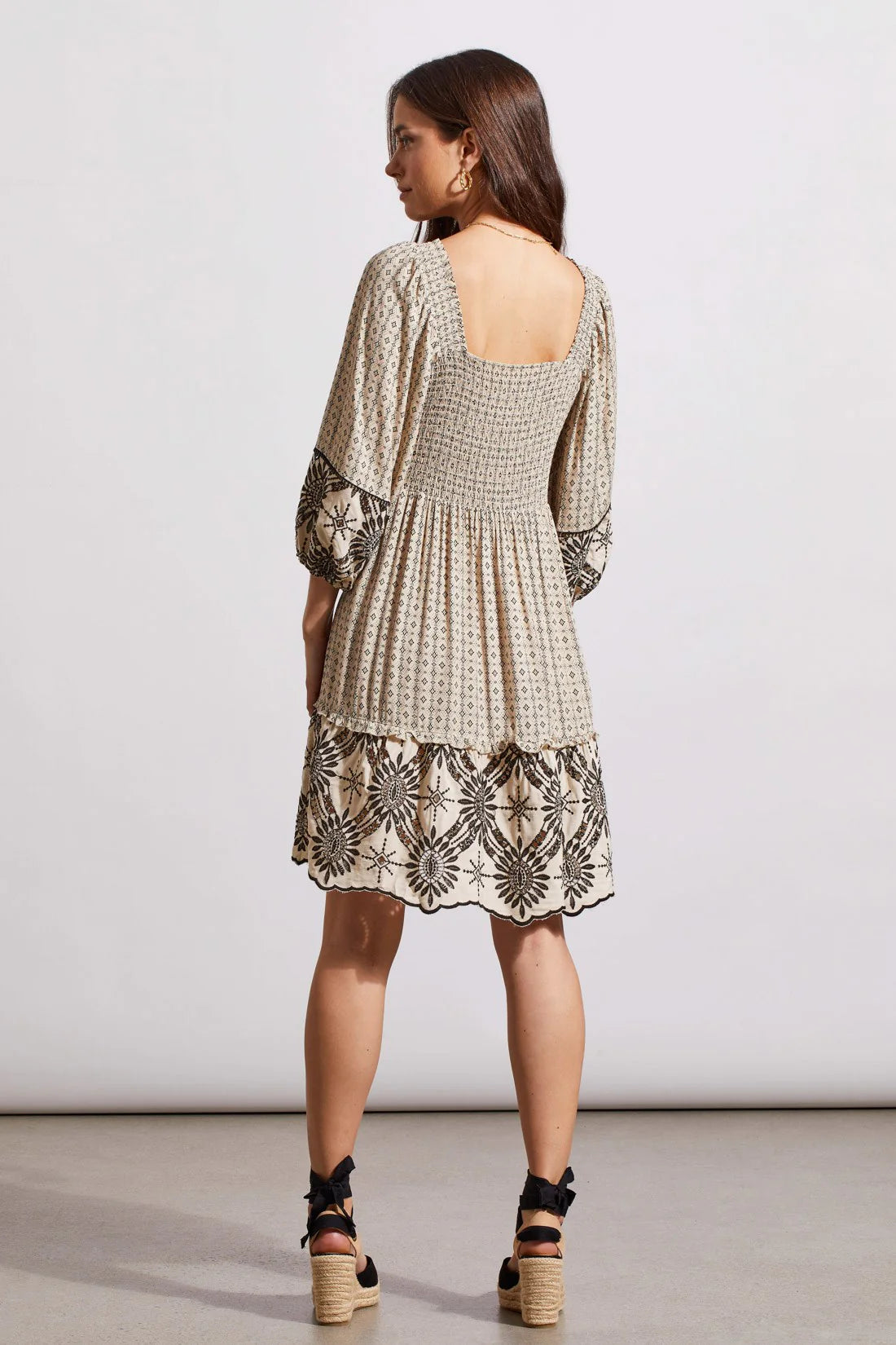 WEAR 2 WAYS EMBROIDERED DRESS-TRIBAL