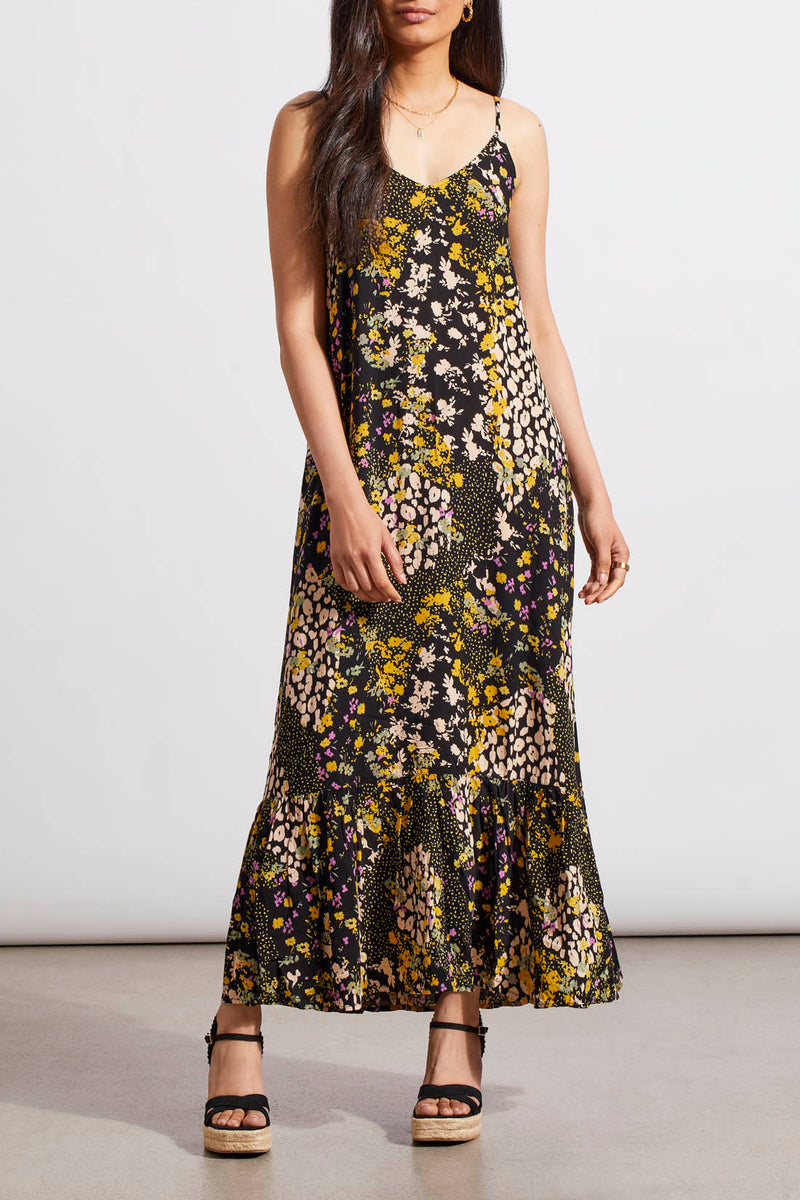 DITSY FLORAL PRINT MAXI DRESS-LIMONCELLO-TRIBAL