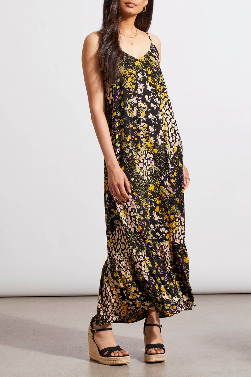 DITSY FLORAL PRINT MAXI DRESS-LIMONCELLO-TRIBAL