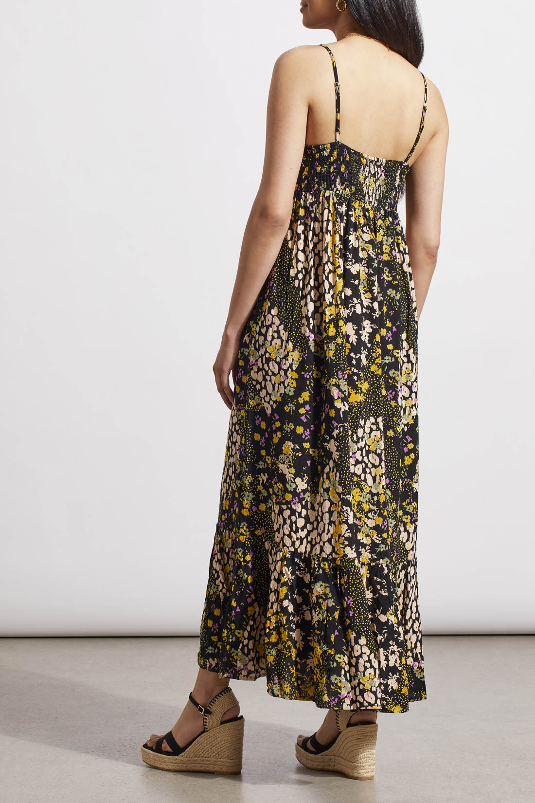 DITSY FLORAL PRINT MAXI DRESS-LIMONCELLO-TRIBAL