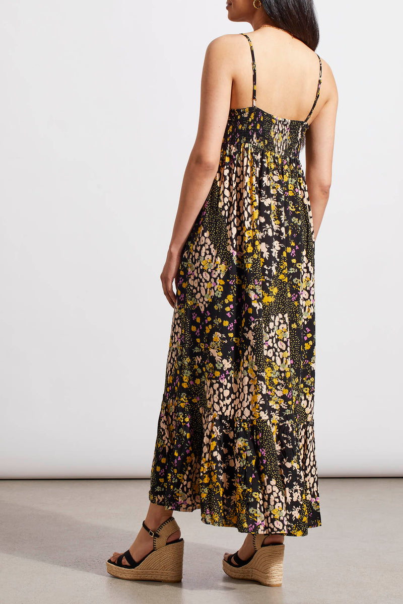 DITSY FLORAL PRINT MAXI DRESS-LIMONCELLO-TRIBAL