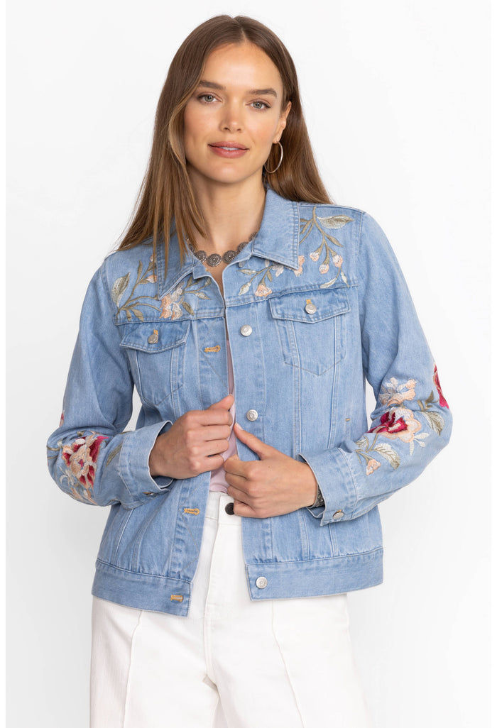 ERINN DENIM JACKET-JOHNNY WAS