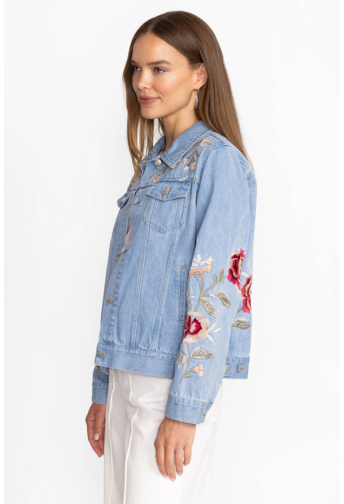 ERINN DENIM JACKET-JOHNNY WAS