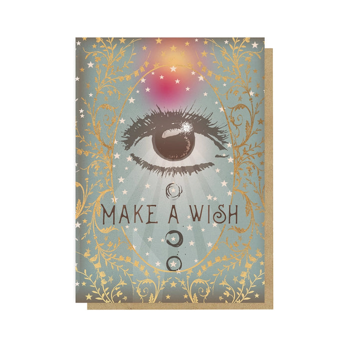 EYE WISH BIRTHDAY-GREETING CARD-PAPAYA