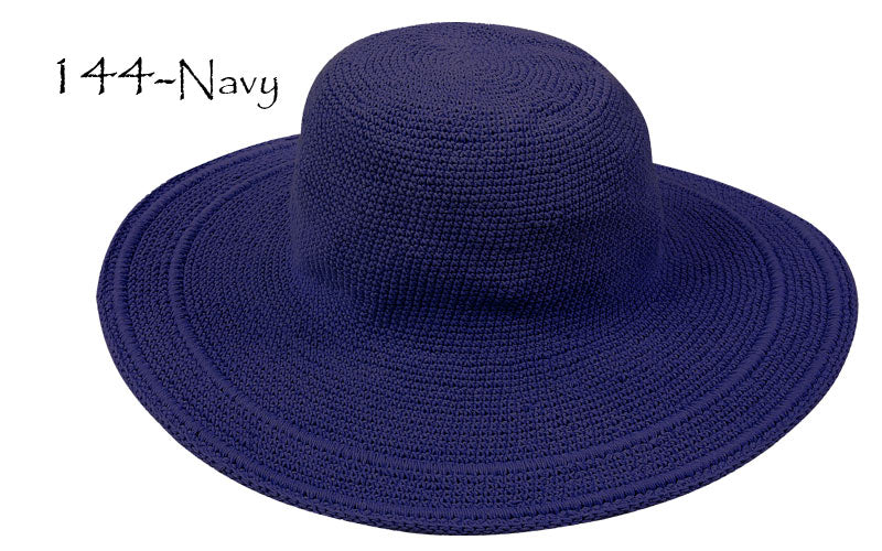 CROCHET WIDE BRIM HAT - LOST RIVER