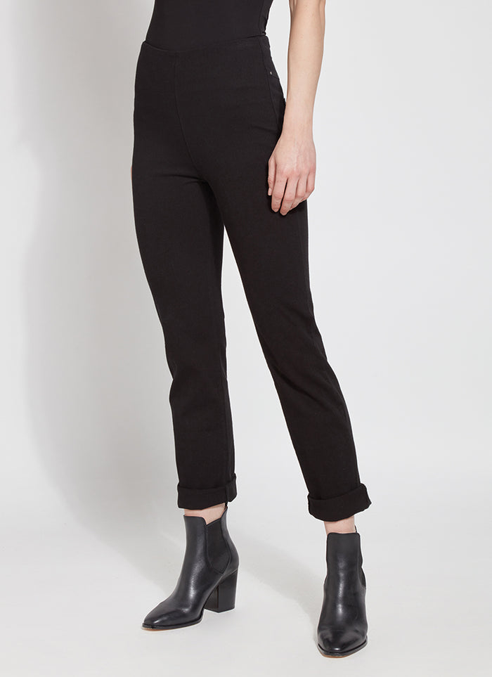 BOYFRIEND DENIM PANT-BLACK-LYSSE