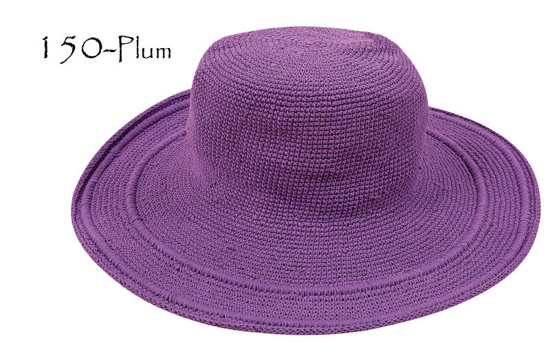 CROCHET WIDE BRIM HAT - LOST RIVER