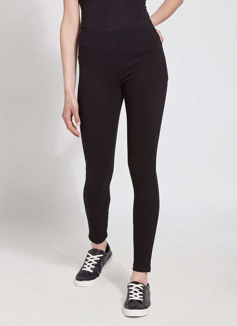 TOOTHPICK DENIM LEGGING-BLACK-LYSSE