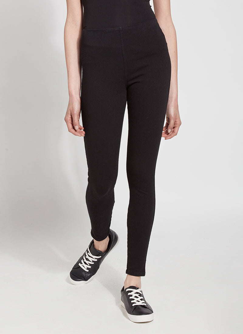 TOOTHPICK DENIM LEGGING-BLACK-LYSSE