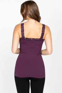 SEAMLESS LACE CORSET CAMI - M. RENA