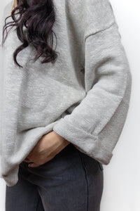 FAVORITE SWEATER V-NECK SLUB 100% COTTON - AVALIN