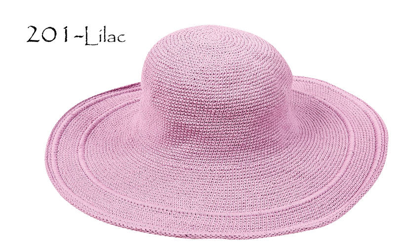 CROCHET WIDE BRIM HAT - LOST RIVER