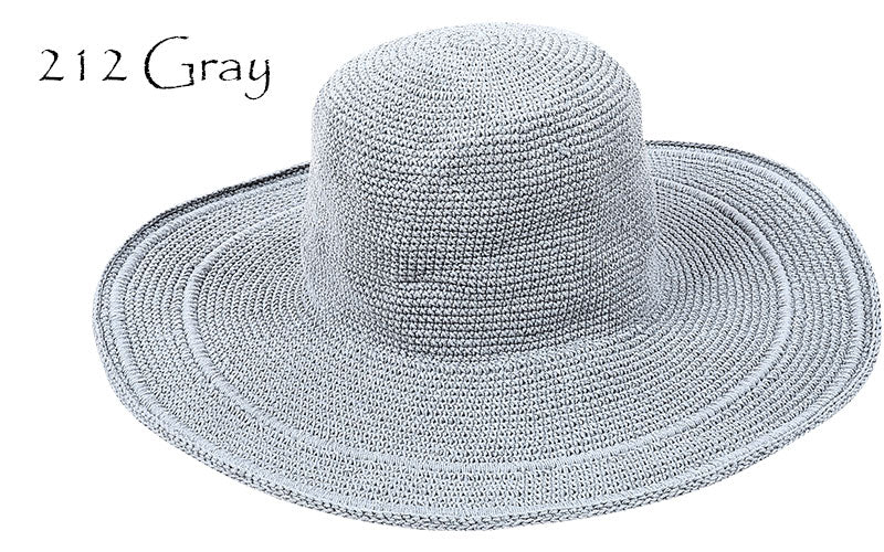 CROCHET WIDE BRIM HAT - LOST RIVER