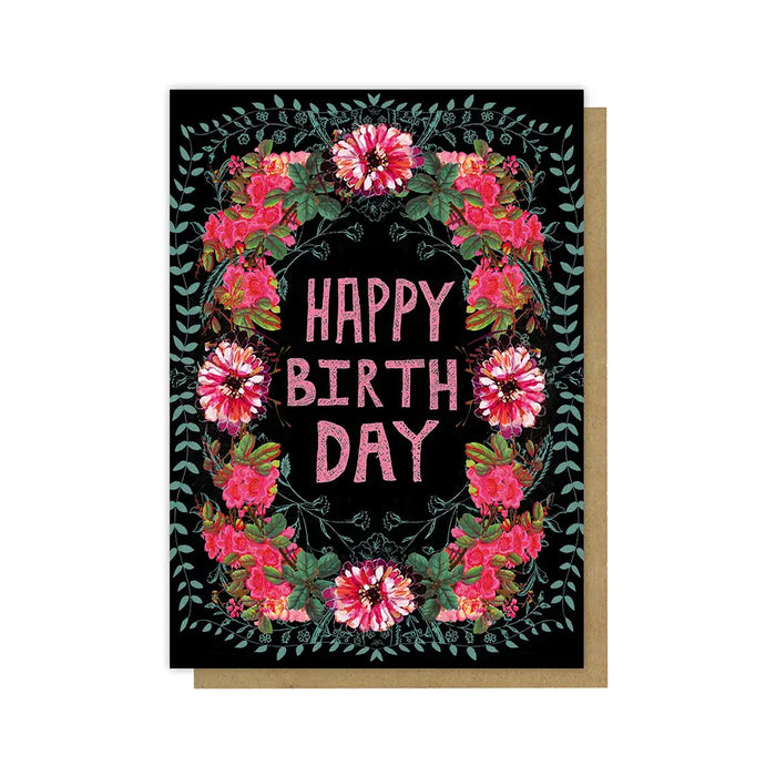 WILD AT HEART BIRTHDAY CARD-PAPAYA