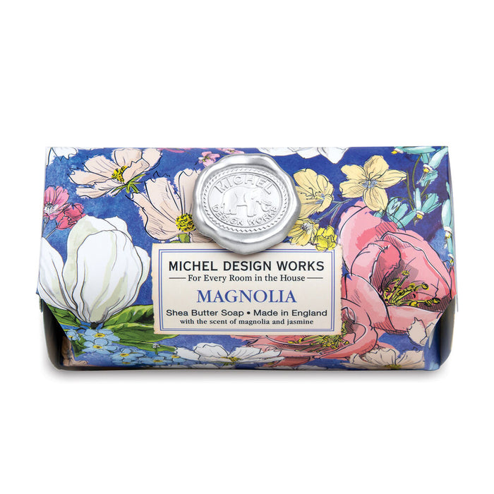 MAGNOLIA LARGE BATH SOAP BAR ~ MICHEL DESIGN WORKS