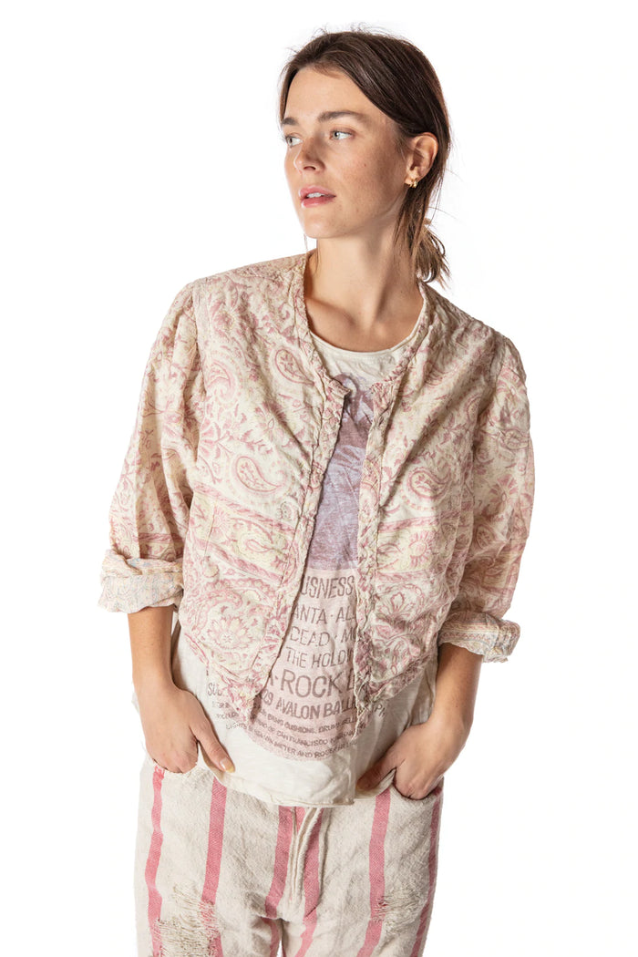 BLOCKPRINT LUIZA JACKET- Magnolia Pearl - JACKET 424