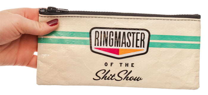 RINGMASTER OF THE SHIT SHOW PENCIL CASE - BLUE Q