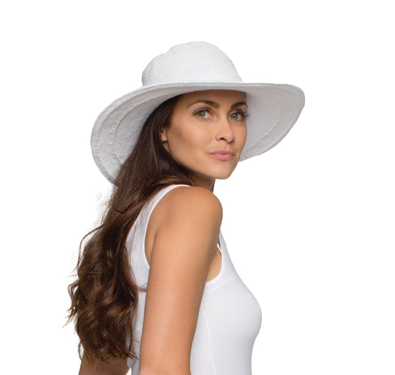 CROCHET WIDE BRIM HAT - LOST RIVER