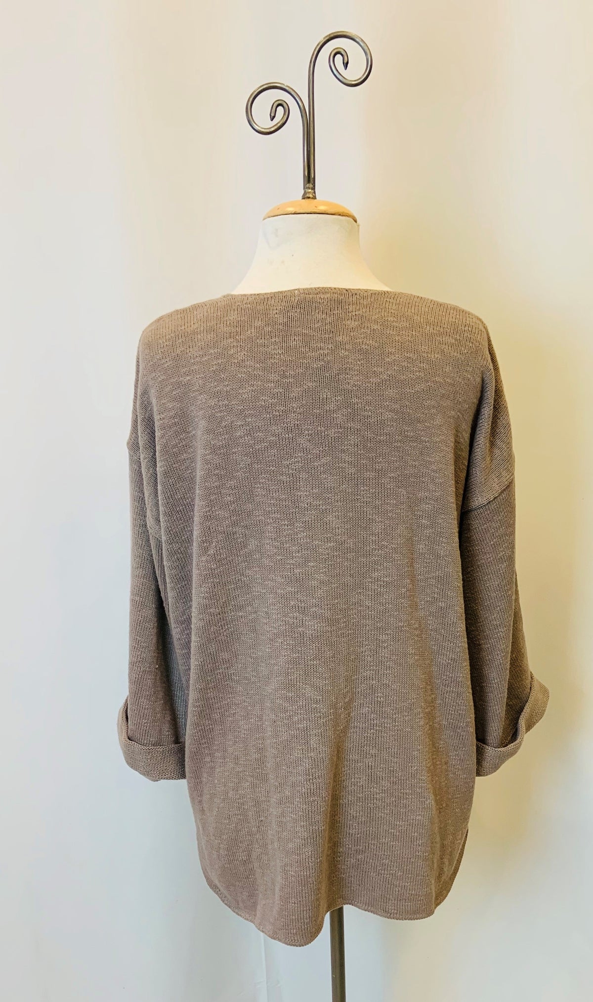 FAVORITE SWEATER V-NECK SLUB 100% COTTON - AVALIN