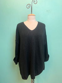 FAVORITE SWEATER V-NECK SLUB 100% COTTON - AVALIN