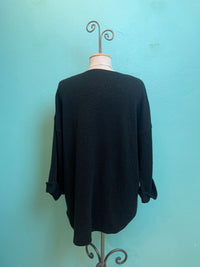 FAVORITE SWEATER V-NECK SLUB 100% COTTON - AVALIN