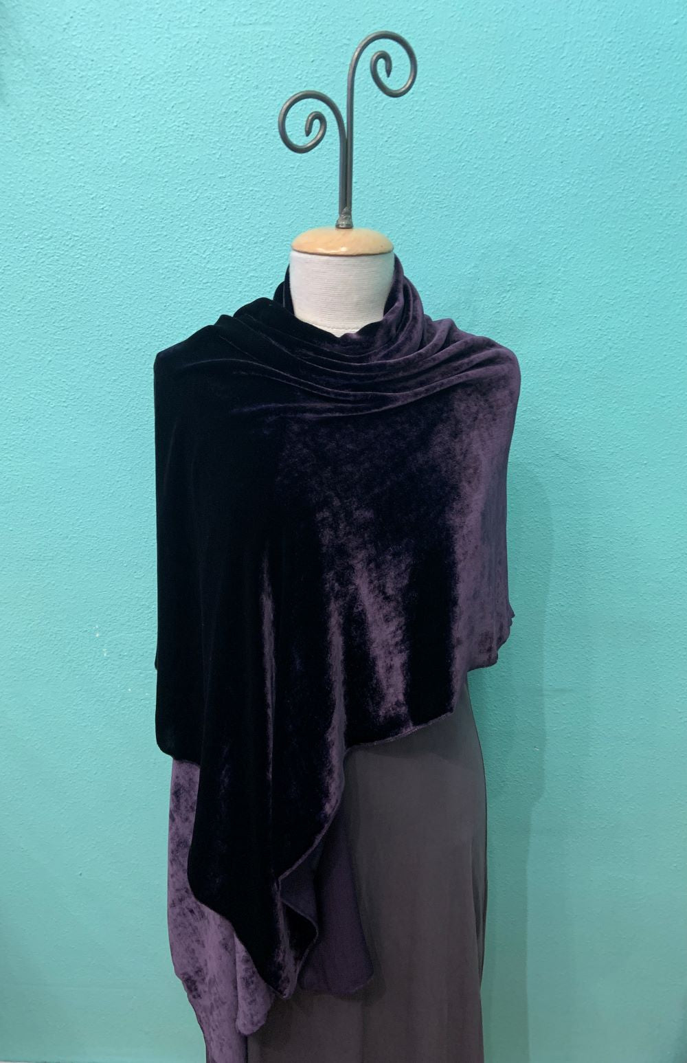 Velvet evening wrap shops