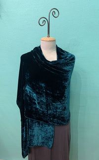 SILK VELVET SHAWL/STOLE - DANA HERBERT ACCESSORIES