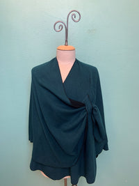 REVERSIBLE CASHMERE SHAWLS W/LOOP-RAPTI FASHIONS