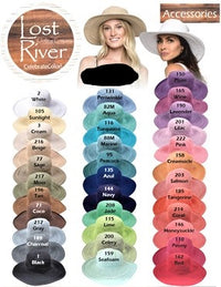 CROCHET WIDE BRIM HAT - LOST RIVER