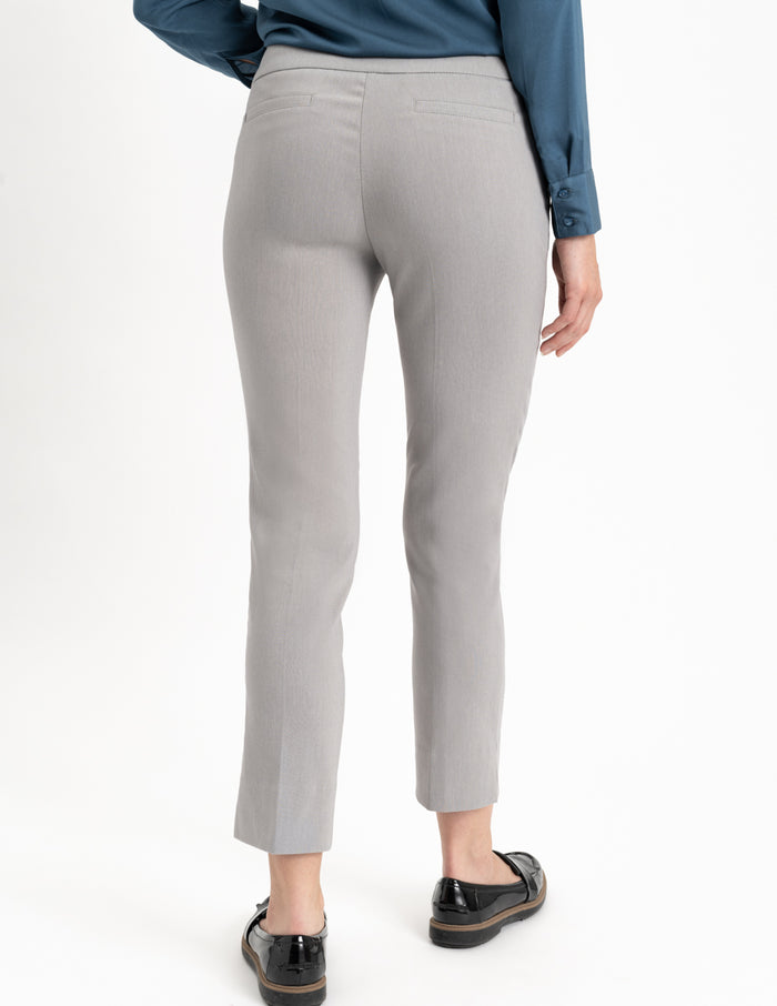 LADIES WOVEN PANT -HEATHER SILVER- RENUAR