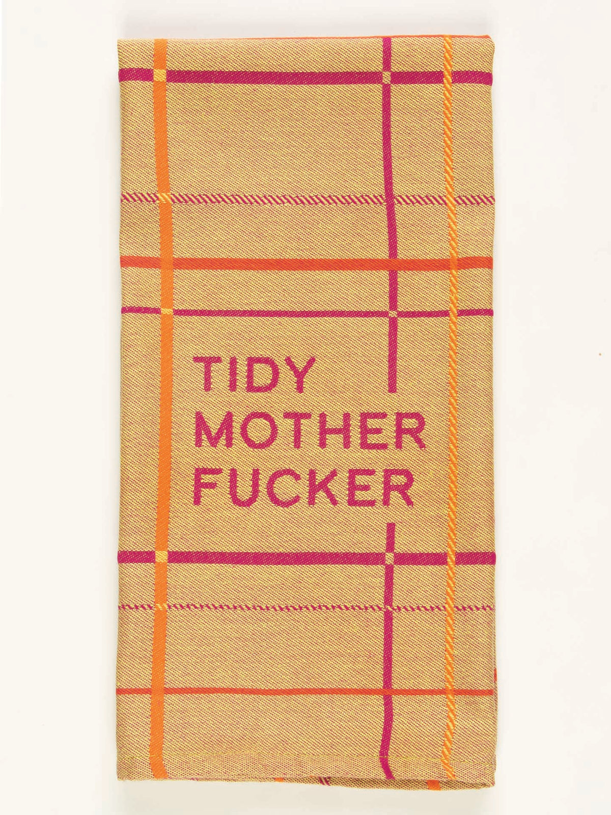 TIDY MOTHERF#$%ER DISH TOWEL - BLUE Q