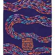 THEY TEACH KINDNESS DISH TOWEL - BLUE Q