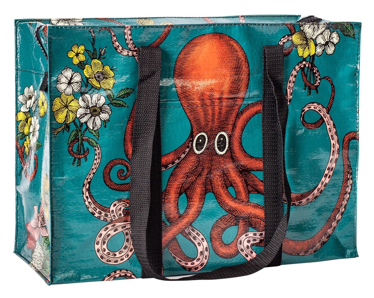 OCTOPUS SHOULDER TOTE - BLUE Q